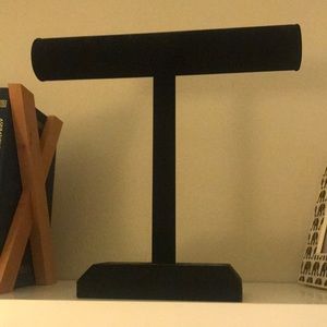 Black Velvet Jewelry Display